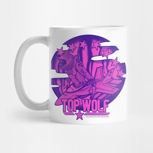 Top Wolf - Halloween Vibes Purple Mug